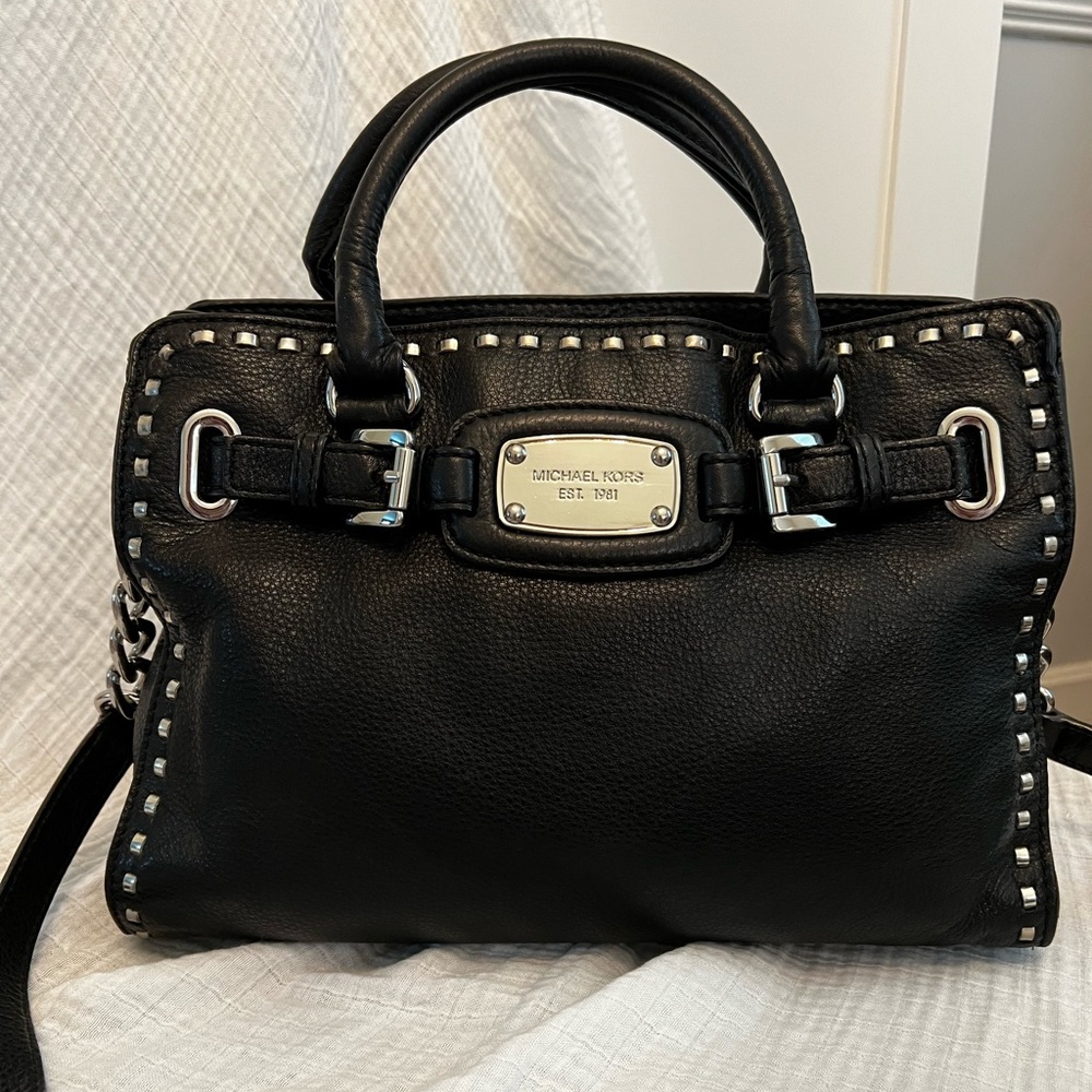 Michael Kors Hamilton with Saffiano Leather, SHW and Accents